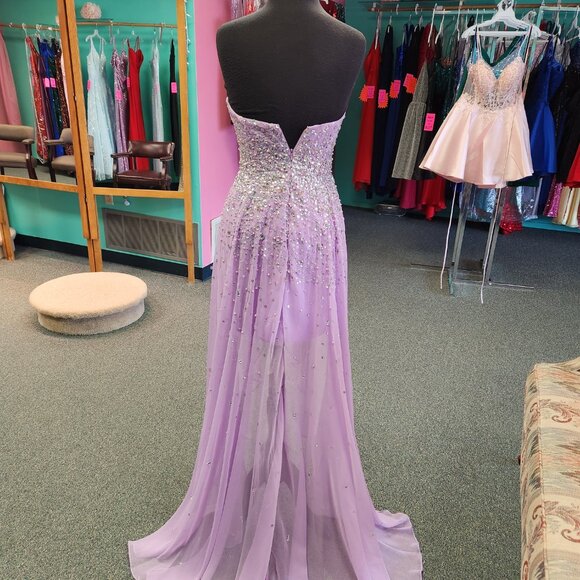 Mori Lee 95096 Lilac Size 6 Prom Dress/Formal Gown - Picture 5 of 7